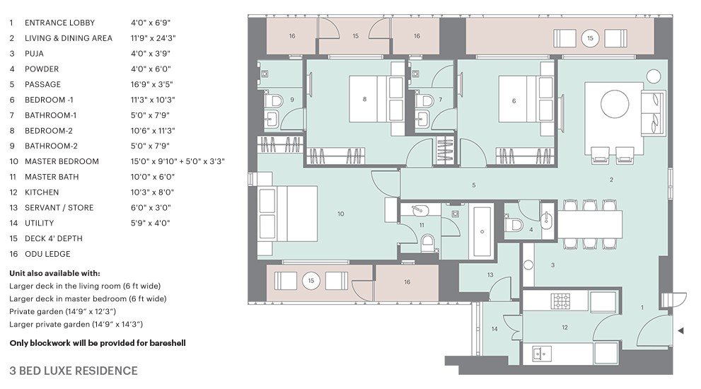 3 BED LUXE RESIDENCE