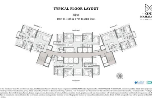 One Mahalaxmi Floor Plan
